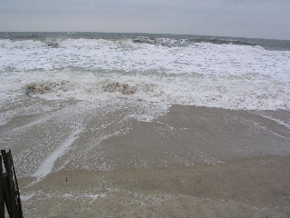 Image of angry seas.